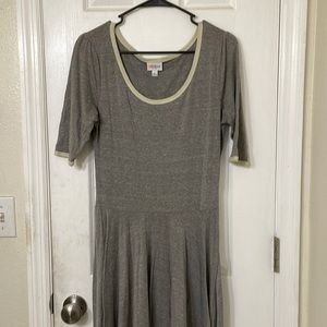 LulaRoe Nicole Dress. Tee shirt material